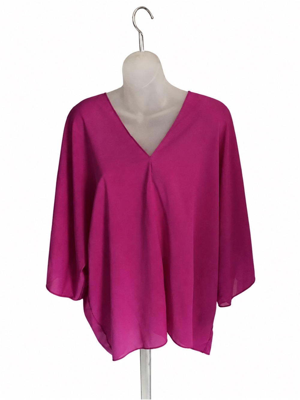 Ark & Co Purple V-Neck Flowy Blouse Women’s Medium
